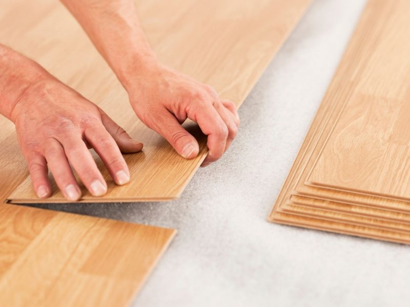 FLOOR PREPARATION (leveling, carpet & tiles removal)